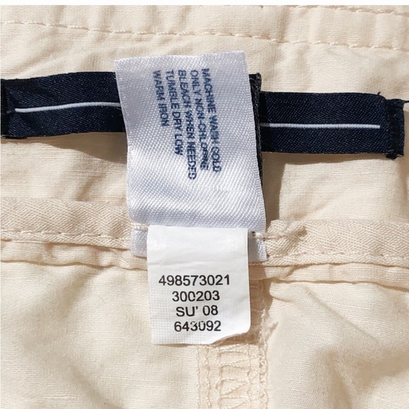 Gap Utility Cargo Skirt, Cream Linen Blend, Size 6 - Picture 11 of 13